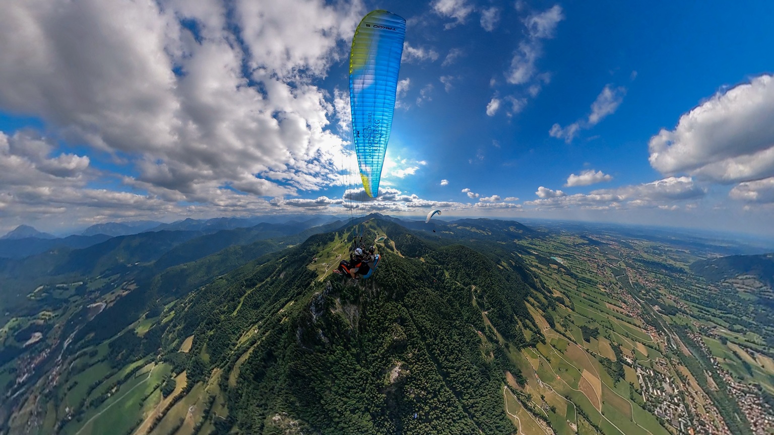Tandem Paragliding Brauneck - Gleitschirmfliegen